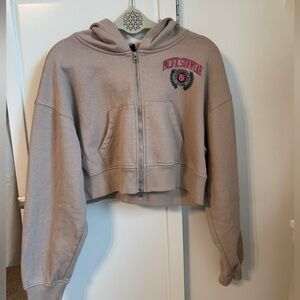 PacSun Women’s Tan Two Zipper Hoodie